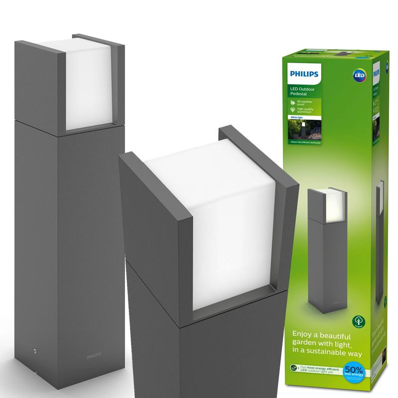 Lampa Ogrodowa Arbour Ultra Efficient Philips Zewnętrzna Słupek 40cm LED 3.8W 800lm 2700K 1 szt.