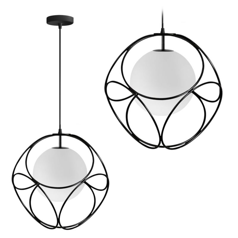 Lampa Sufitowa Wisząca Toolight App1019-1Cp Czarny