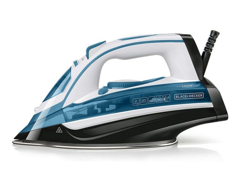 Żelazko parowe Black+Decker BXIR2402E 2400 W niebieski 1 szt.