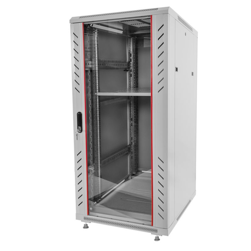 Szafa rack Netberg 19" 28U 600x800mm serwerowa instalacyjna na elektronikę stojąca szara 1szt.