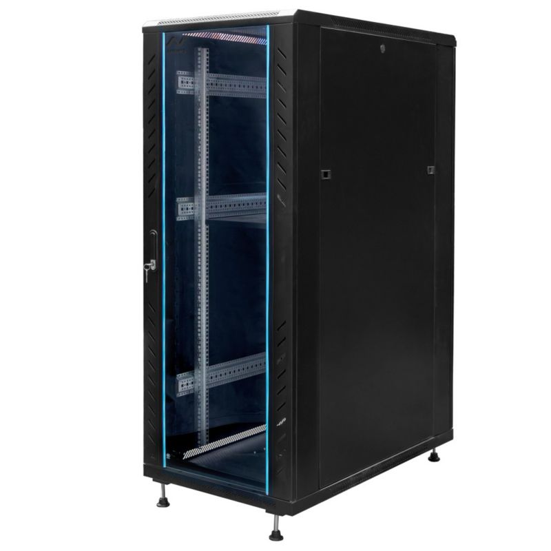Szafa rack Netberg 19" 32U 600x1000 mm instalacyjna na elektronikę stojąca czarna 1szt.