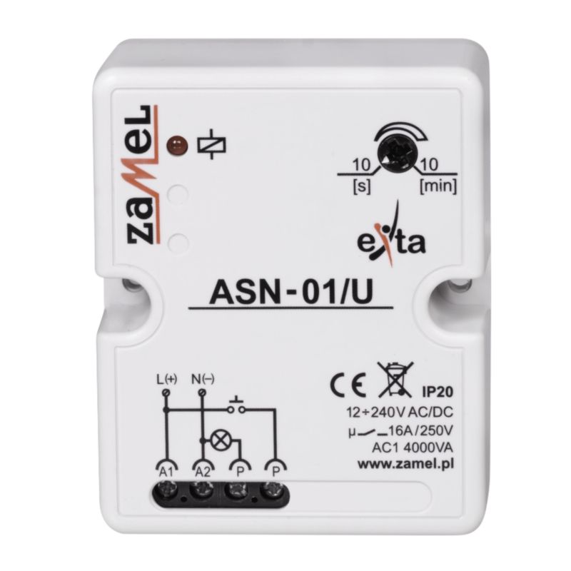 Automat schodowy Zamel ASN-01/U 12-240V AC DC 1szt.