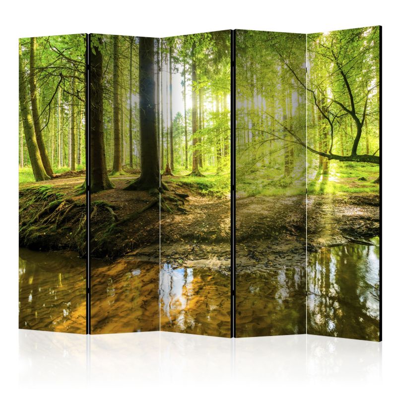 Parawan Muralo Jednostronny Leśny Strumyk Natura Przyroda 225x172cm 1 szt.