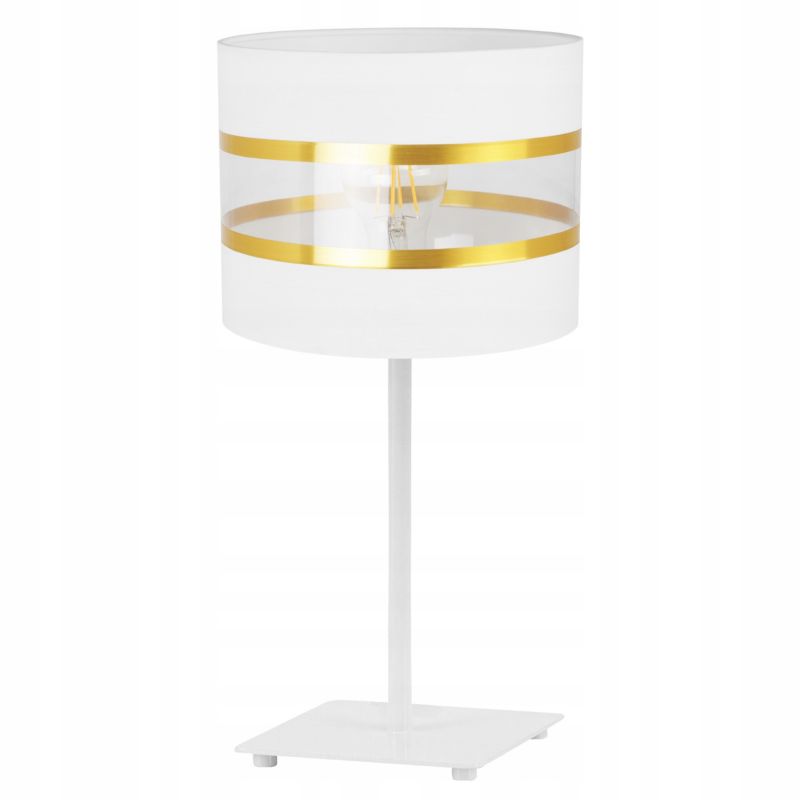 Lampa stołowa nocna Light Home LH Elegance Gia 1x E27 60W biały 1szt.