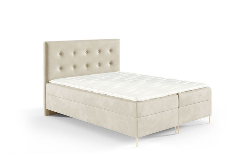 Łóżko kontynentalne SOFELLO Louis Box 120x200 z nogami riviera21 1szt.