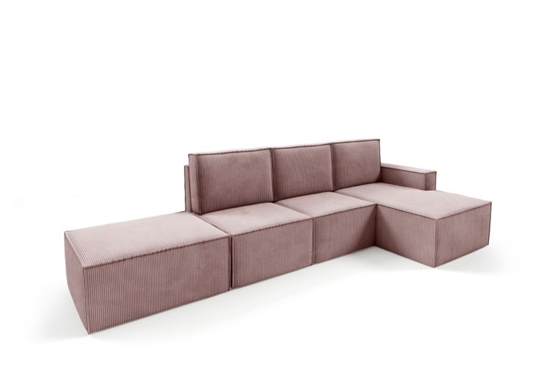 Narożnik PORTO Sofello+ PUFA Modułowy Sztruks poso 027 1szt
