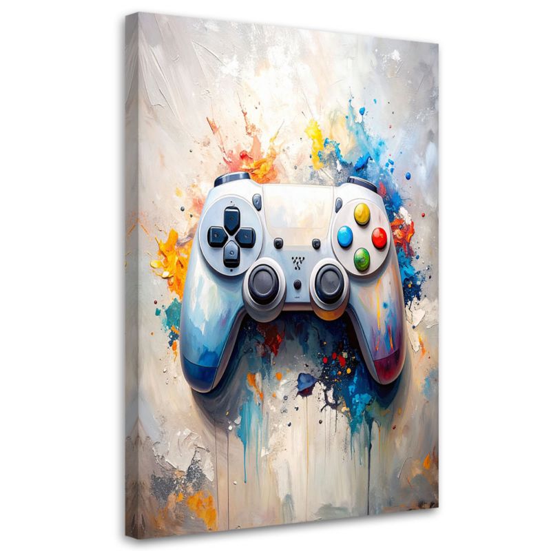Obraz nowoczesny dla gracza Feeby Konsola Gamepad Kontroler 60x90cm 1szt