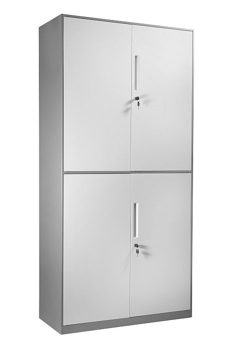 Szafa Unique biurowa XD-030 szaro/biała metalowa 1szt