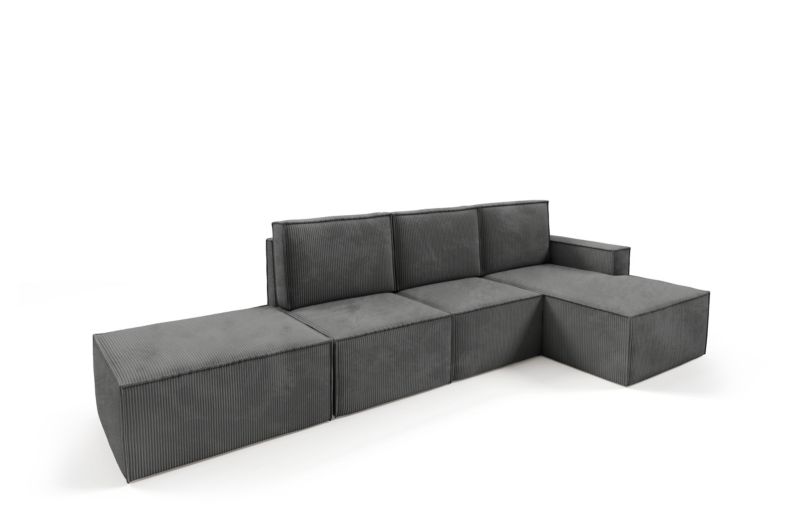 Narożnik PORTO Sofello + PUFA Modułowy Sztruks poso 115 1szt.