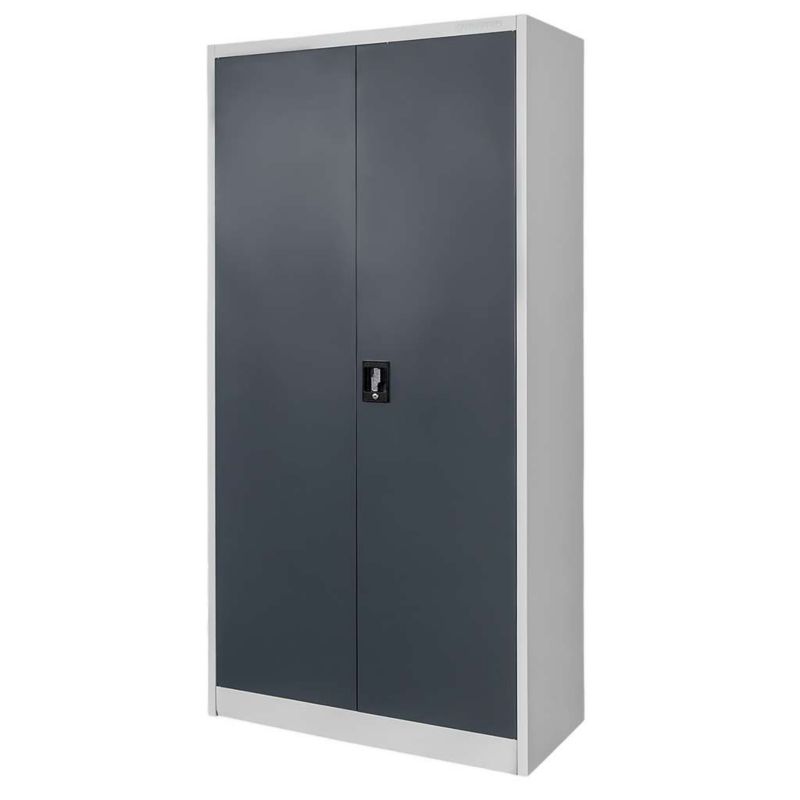 Szafa FURVERO W-101 S/G metalowa na dokumenty biurowa 900x400x1850 mm szara 1szt.