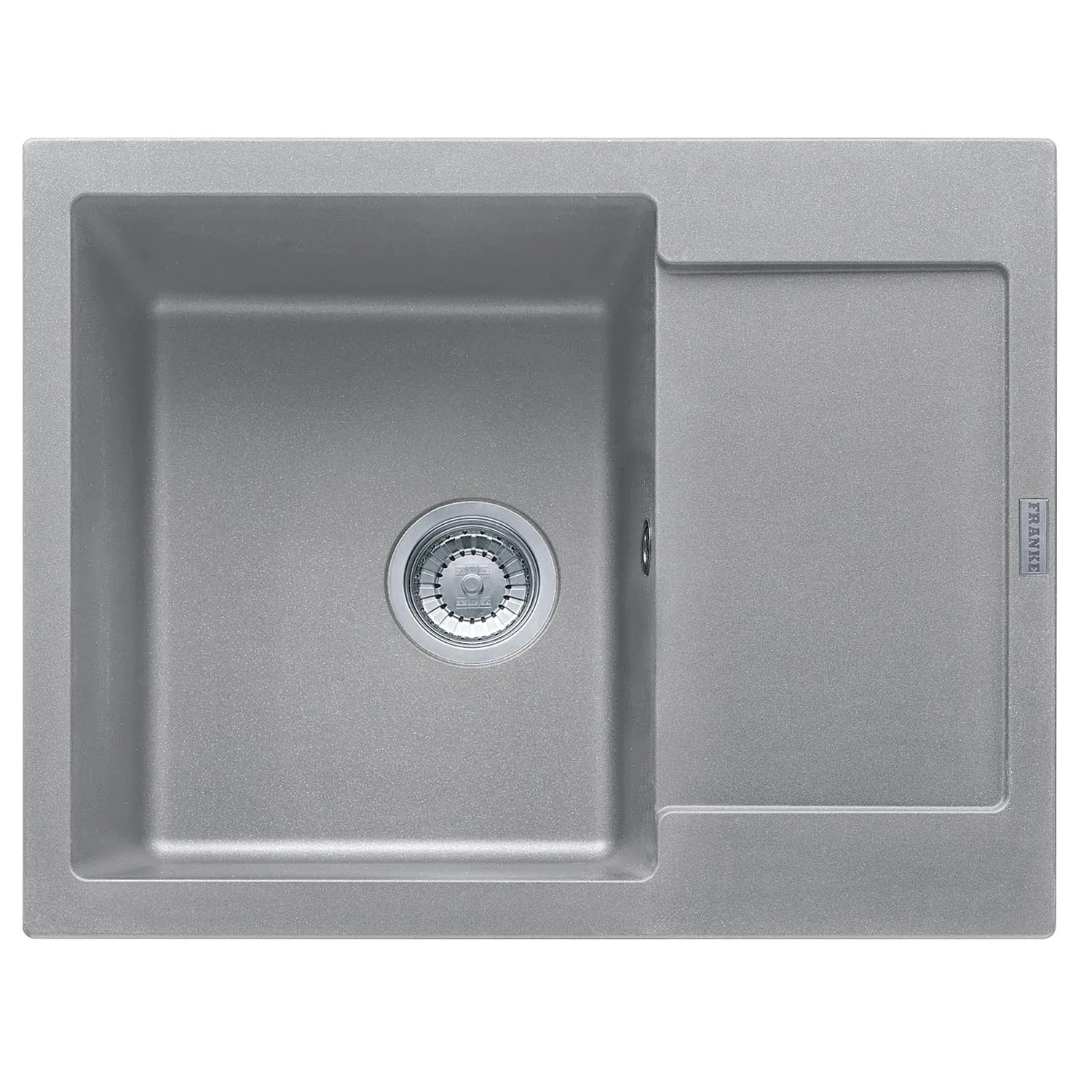 Franke Zlew 1-kom. z ociekaczem MRG 611-62, szary 62 x 50 cm