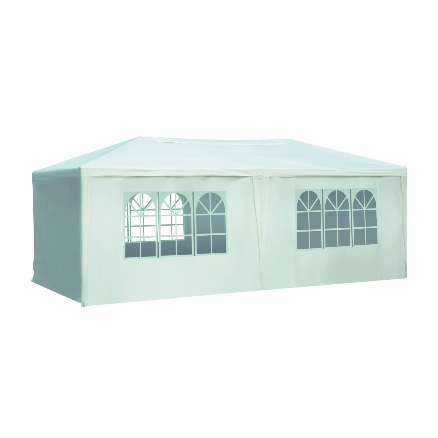 Pawilon ogrodowy biały - 3 x 6 m