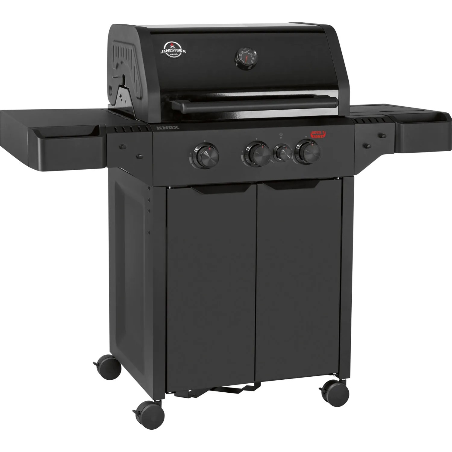 Jamestown Grill gazowy KNOX 3+1-palnikowy 14,35 kW