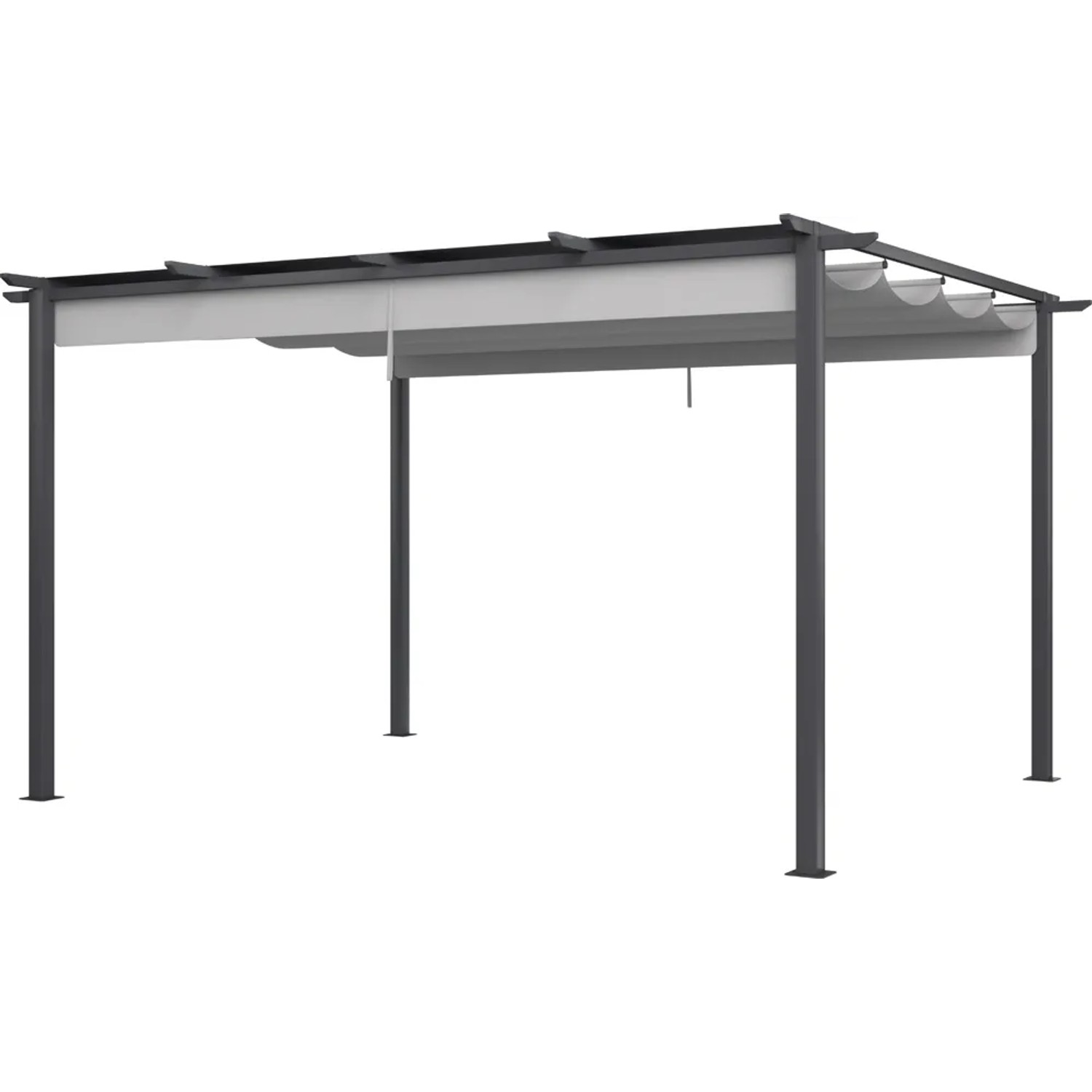 Pawilon ogrodowy VALLETON szary - 4 x 3 m