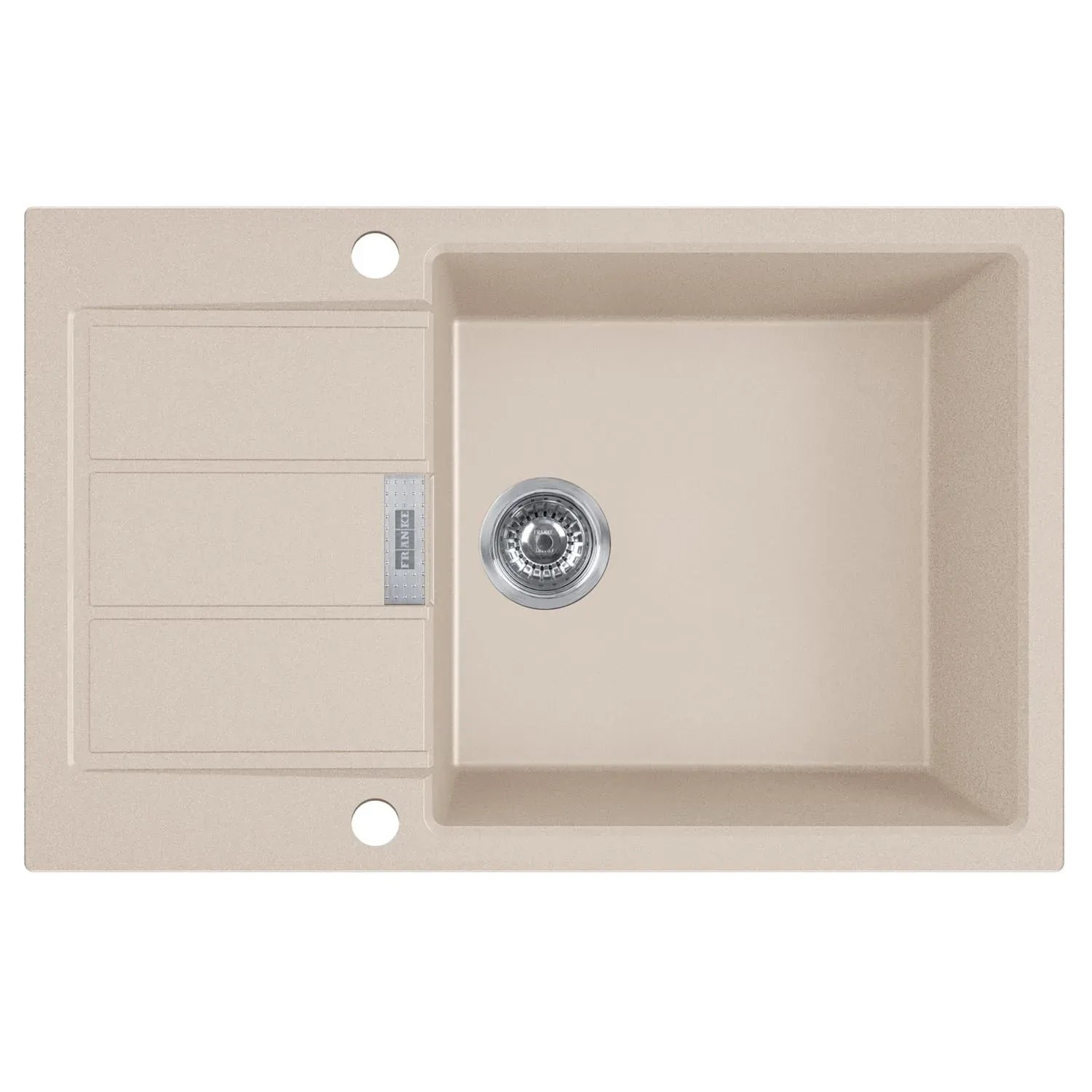 Franke Zlew 1-kom. z ociekaczem S2D 611-78 XL, beżowy 78 x 50 cm