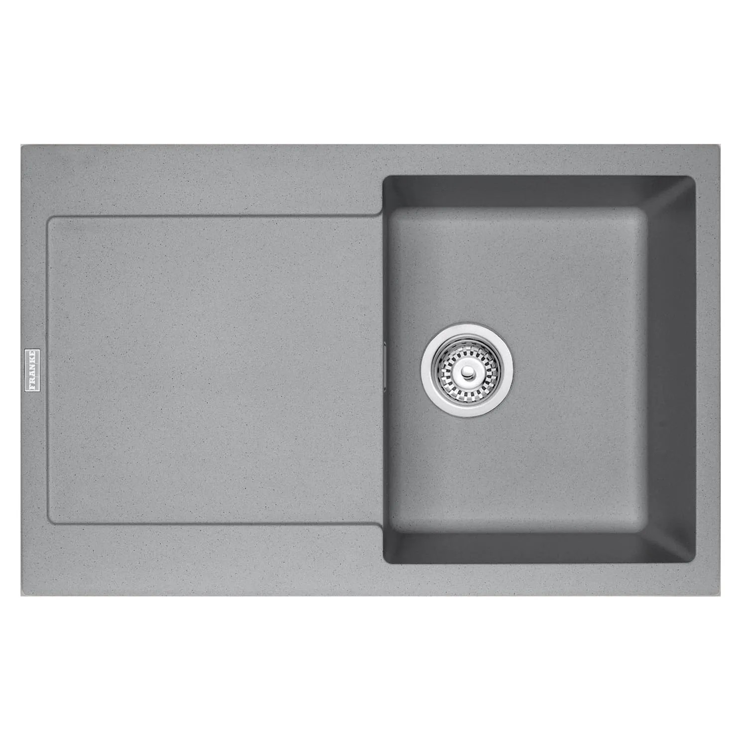 Franke Zlew 1-kom. z ociekaczem MRG 611-78, szary 78 x 50 cm
