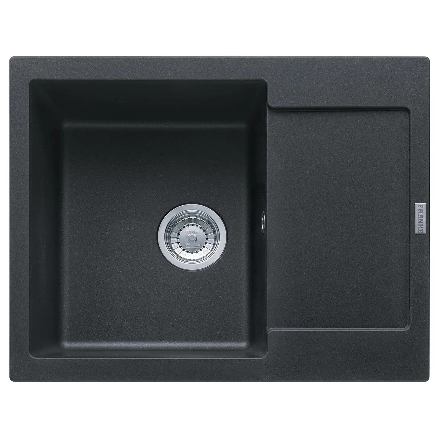 Franke Zlew 1-kom. z ociekaczem MRG 611-62, onyx 62 x 50 cm
