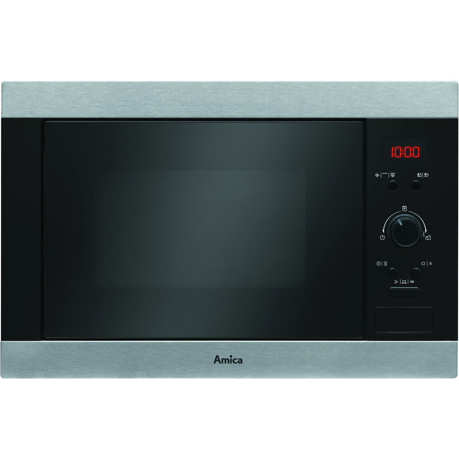 AMICA Kuchenka mikrofalowa do zabudowy AMMB25E2GI inox 59,5 cm