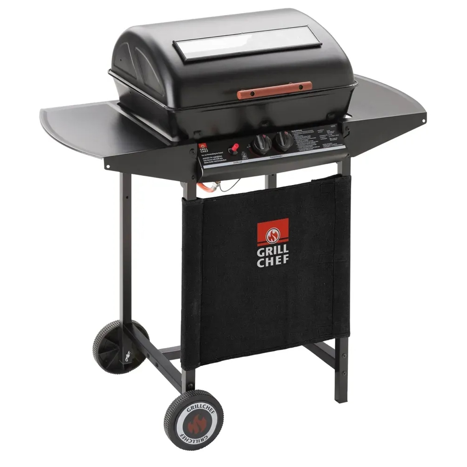 GrillChef Grill gazowy 2-palnikowy 5,5 kW