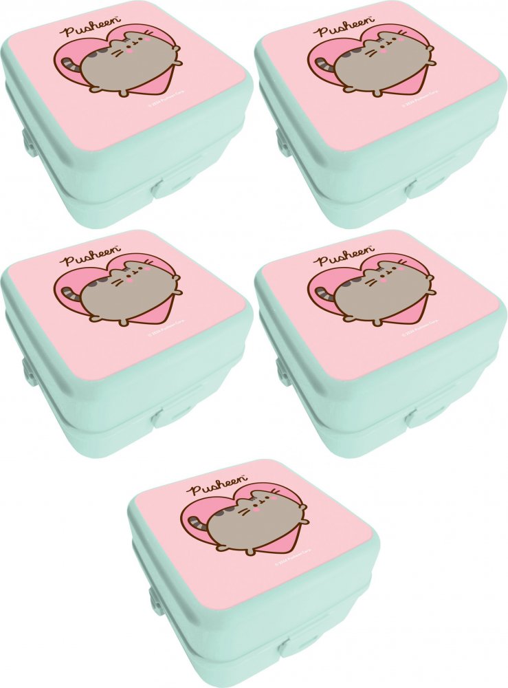 5x Lunchbox Pusheen Mint