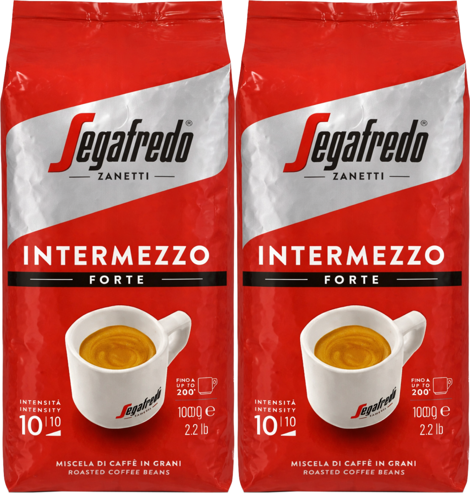 2x Kawa ziarnista Segafredo Intermezzo, 1kg