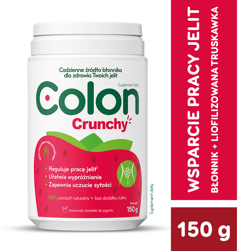 Colon crunchy, smak truskawkowy, 150 g