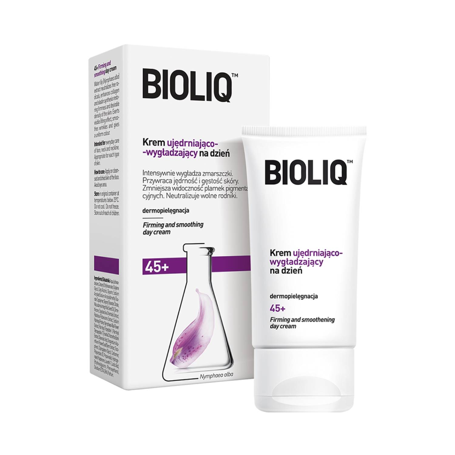 Bioliq 45+ - krem ujędrniająco-wygładzający na dzień, 50 ml
