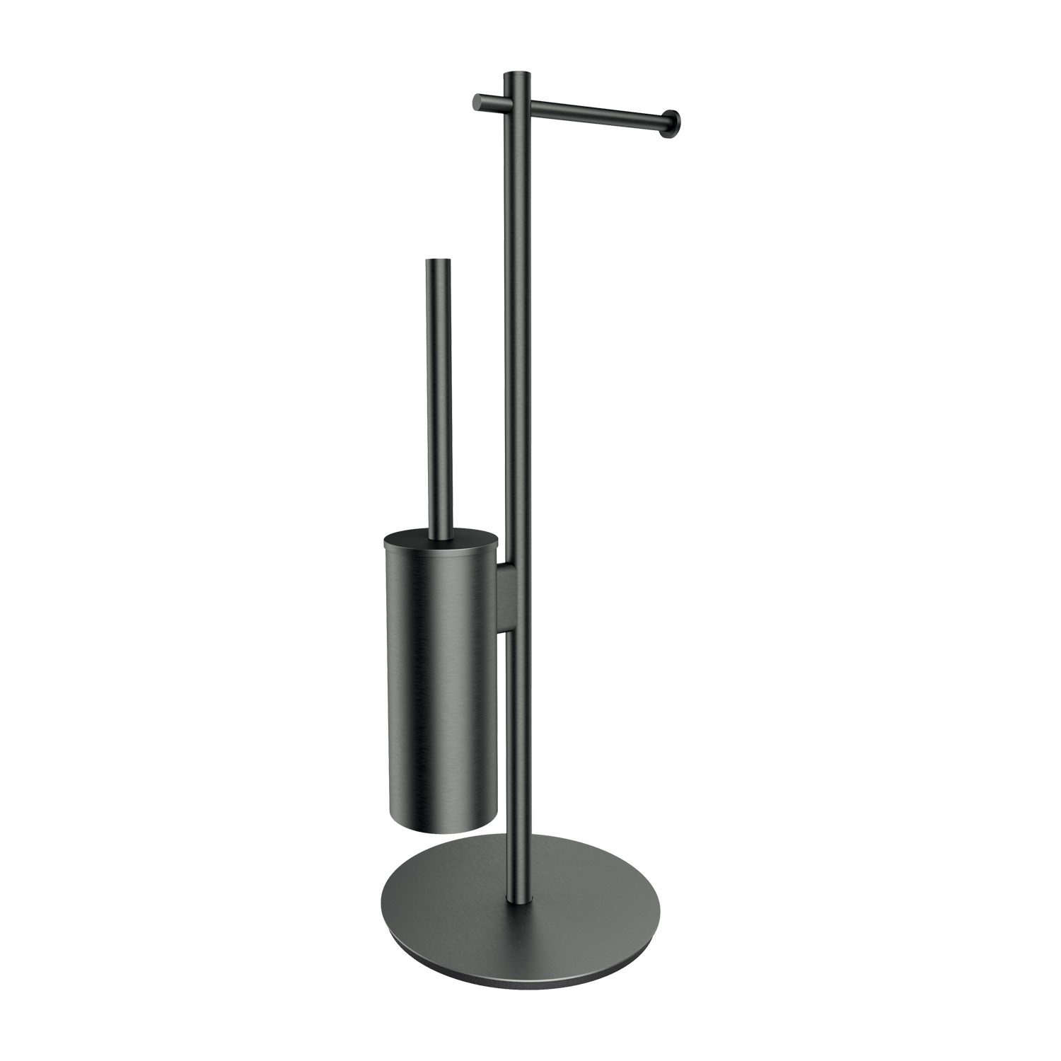 Omnires Modern Project stojak na papier toaletowy ze szczotką WC grafit MP60810GR - Wysyłka w 24h