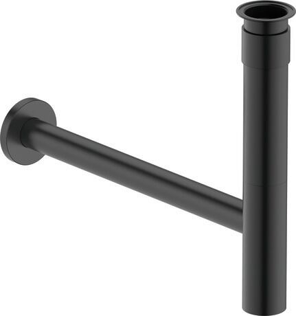 Duravit syfon do umywalki rurowy czarny 0050364600