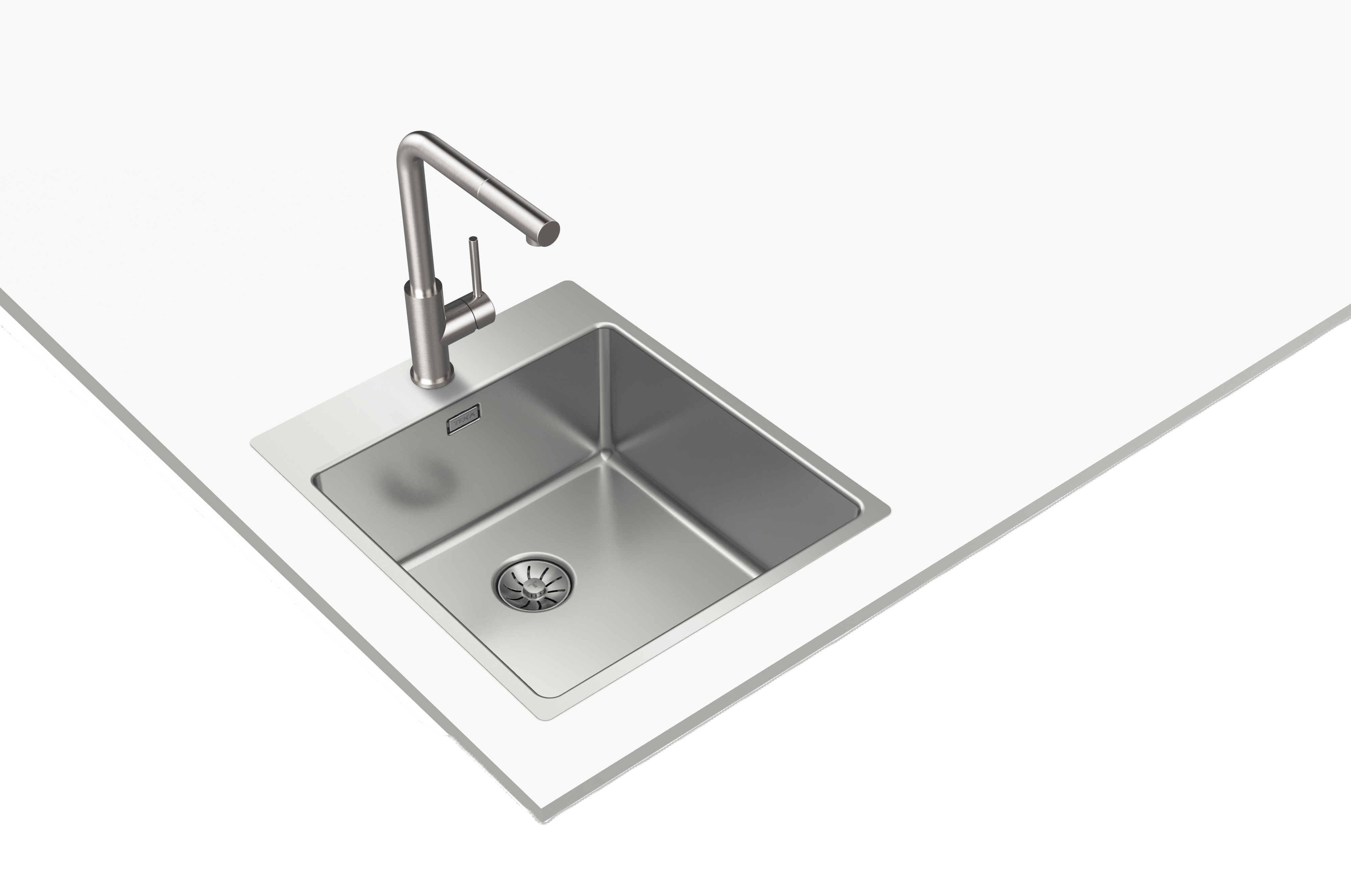 Teka Forline zlewozmywak stalowy 51x44 cm stal 115000081 - Wysyłka w 24h