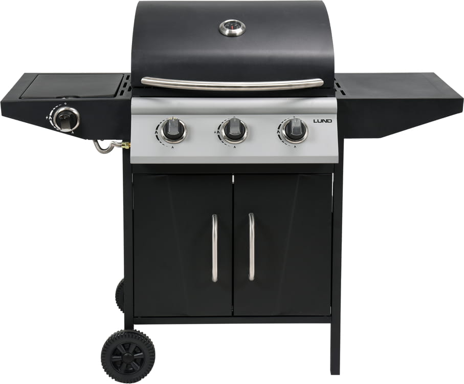 Grill gazowy 3+1 z szafką i palnikiem bocznym