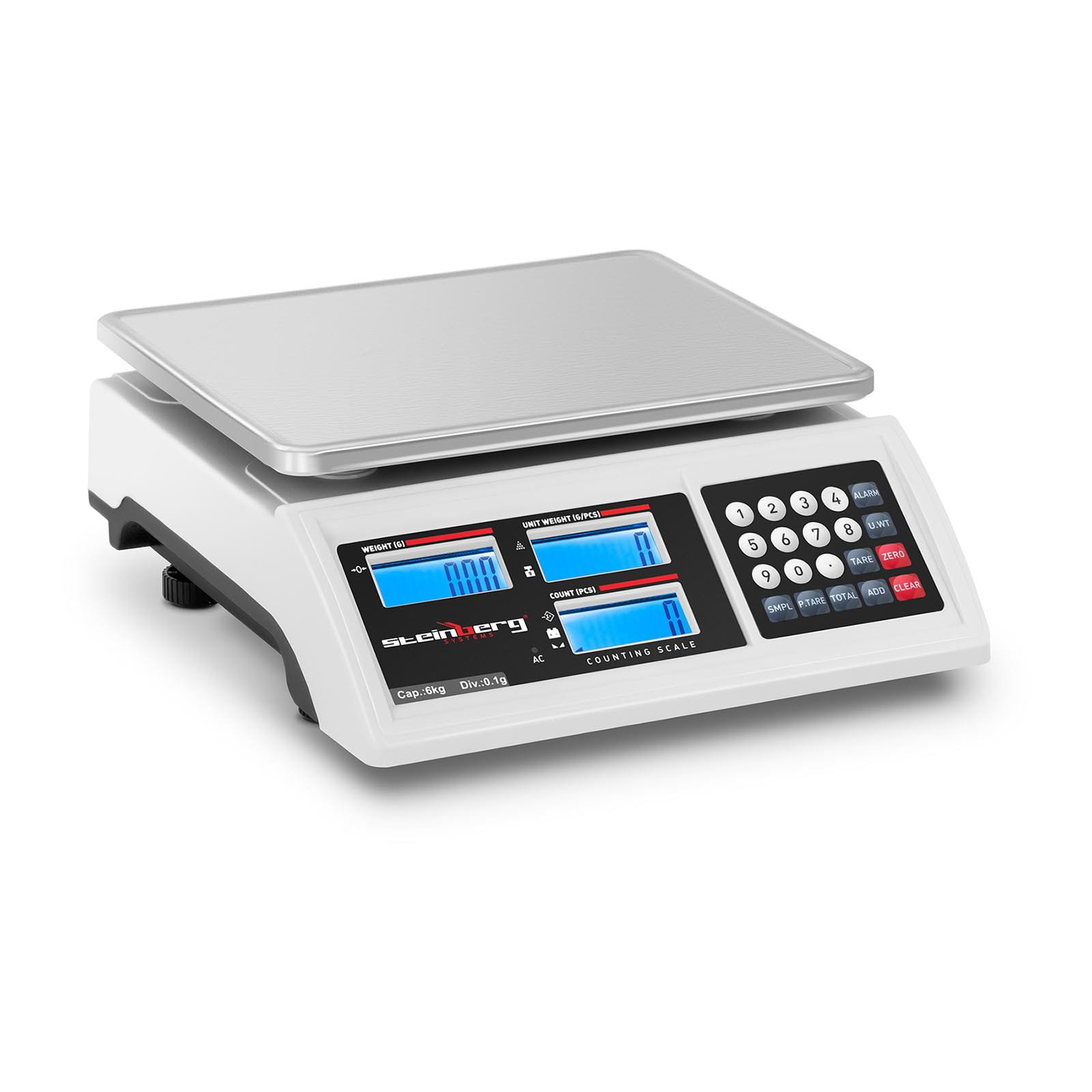 Waga kalkulacyjna, zliczająca 6kg/0,1g LCD
