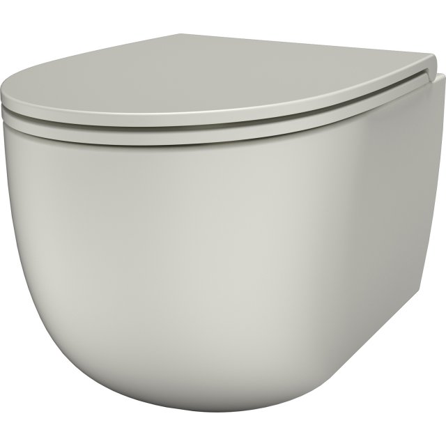 SDR CERAMICHE Miska podwieszana BULL PANNA bezkołnierzowa wirowa z de