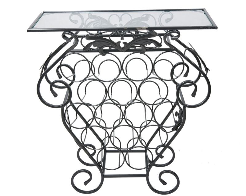 Barek/stolik barowy Garth Dąstal metalowy czarny 60x22,5x66 cm 1 szt.