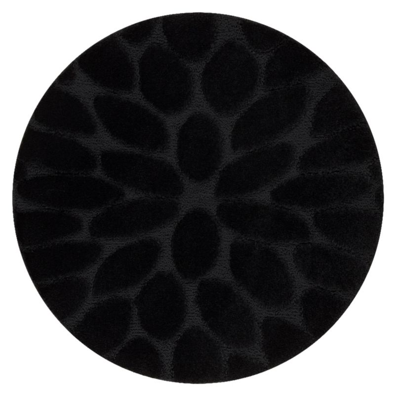 Dywanik łazienkowy Dywaniki łazienkowe RugsX koło 50 cm czarny KPL271 1 szt.