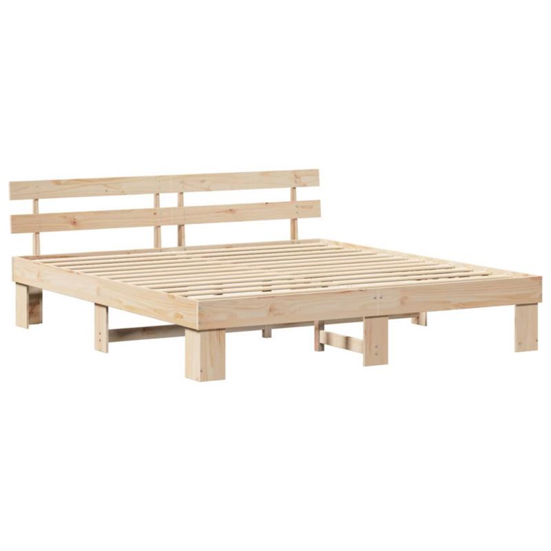 Rama łóżka WaszeMeble 180x200 cm Naturalny sosna WM-872431 1 szt.