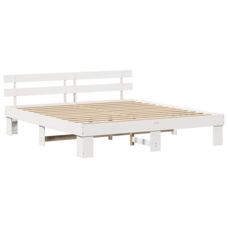 Rama łóżka WaszeMeble 180x200 cm Biały sosna WM-872432 1 szt.