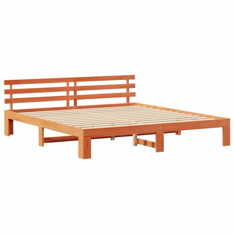 Rama łóżka WaszeMeble 180x200 cm Woskowy brąz sosna WM-872601 1 szt.