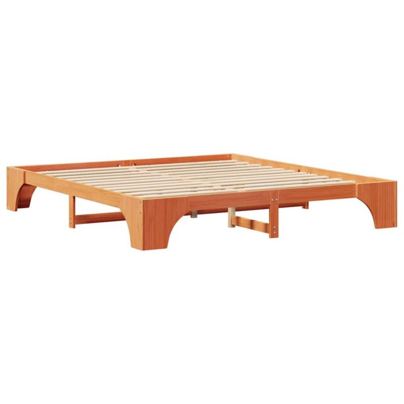 Rama łóżka WaszeMeble 180x200 cm Woskowy brąz sosna WM-872937 1 szt.