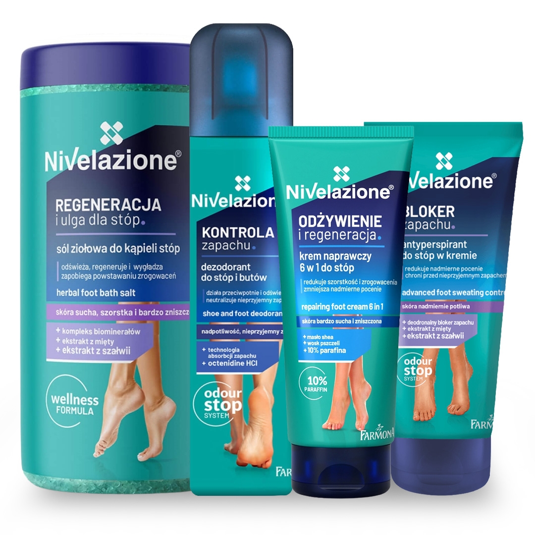 Zestaw Do Pielęgnacji Stóp FARMONA Nivelazione Foot Set 4w1