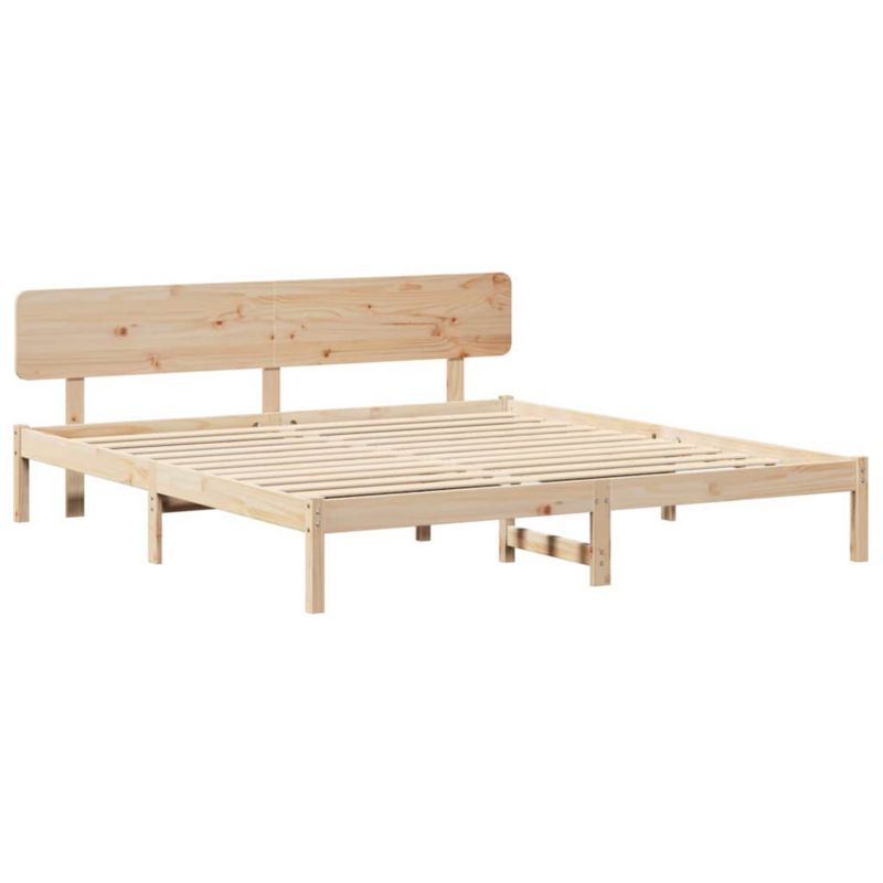 Rama łóżka WaszeMeble 180x200 cm Naturalny sosna WM-872095 1 szt.