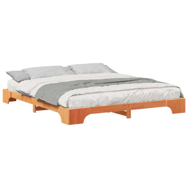 Rama łóżka WaszeMeble 180x200 cm Brązowy sosna WM-872907 1 szt.