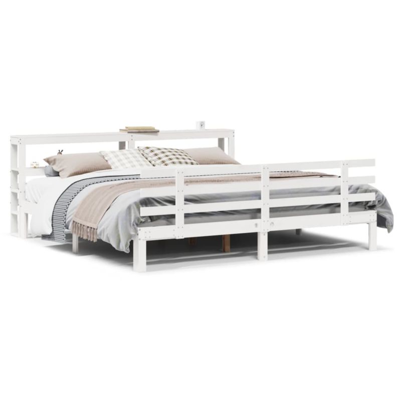 Rama łóżka WaszeMeble 180x200 cm Biały sosna WM-3306119 1 szt.
