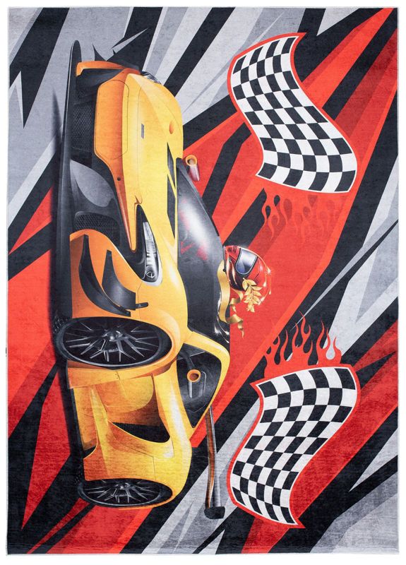 Dywan dziecięcy 140x200cm Emma 40740 Mazovia - czerwony, ulice, na ogrzewanie podłogowe, 1szt.