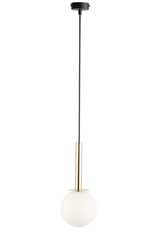 Lampa wisząca Sigma Lighting Daisy 6838 czarno-złota-biała minimalistyczna 1xG9 x 1 szt.
