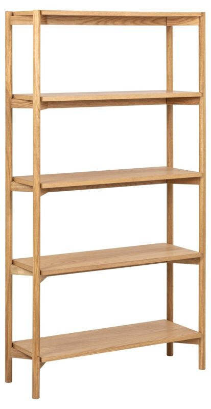Regał Braidwood Actona regał na książki drewniany dąb 86 cm styl skandynawski do salonu 1 szt.