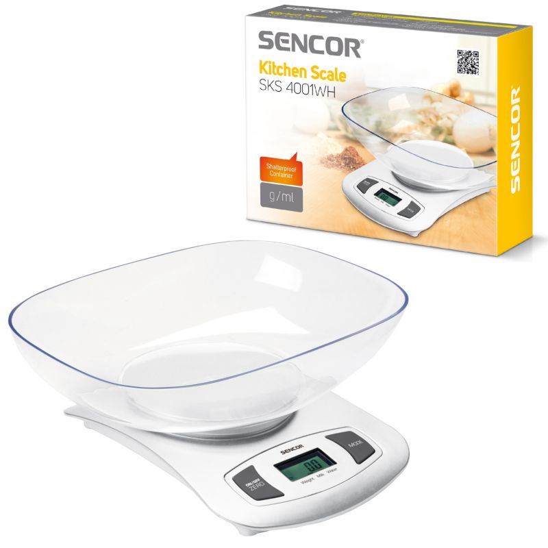 Waga Kuchenna Sencor SKS 4001WH 200G LCD 1szt