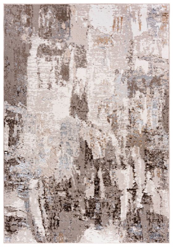 Nowoczesny dywan, abstrakcyjny 120x170cm Boston I188B Mazovia - beżowy, kremowy, na ogrzewanie podłogowe, 1szt.