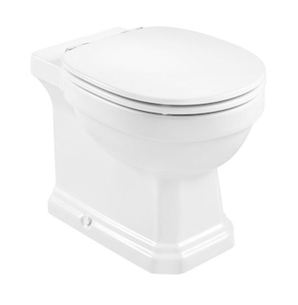 Miska WC Roca Carmen stojąca Rimless biała bez kołnierza 37x56 cm 1 szt.