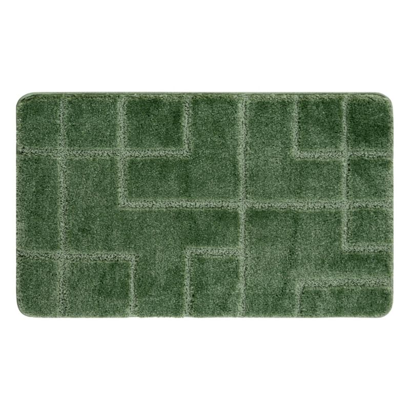 Dywanik łazienkowy Dywaniki łazienkowe RugsX 50x80 cm zieleń KPL307 1 szt.